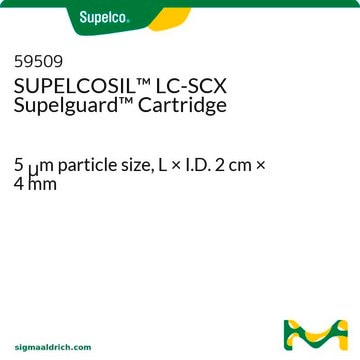 SUPELCOSIL&#8482; LC-SCX Supelguard&#8482; Cartridge 5&#160;&#956;m particle size, L × I.D. 2&#160;cm × 4&#160;mm