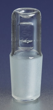 Pyrex&#174; ground-glass stopper joint: ST/NS 14/20, Combination reagent bottle/ground joint, hollow