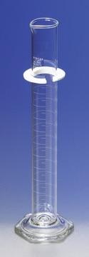 Pyrex&#174; single metric scale graduated cylinder, calibrated to deliver volume 1,000&#160;mL