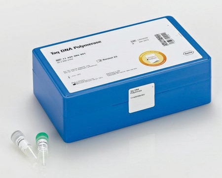 Taq DNA Polymerase, 5 U/&#956;l optimum pH ~9.0 (20&#160;°C), optimum reaction temp. 72 °C