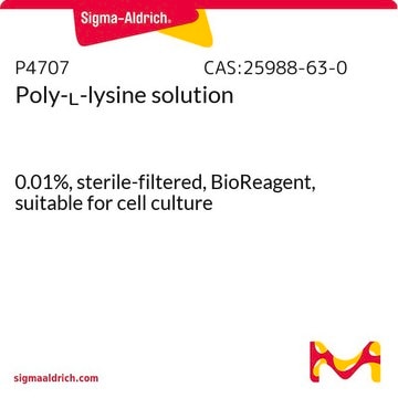 Poly-L-lysine solution 0.01%, sterile-filtered, BioReagent, suitable for cell culture