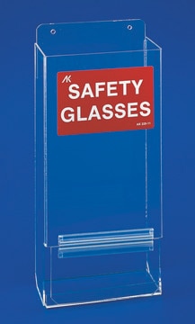 Safety glasses dispenser W × H × D 8&#160;in. × 20&#160;in. × 4&#160;in.