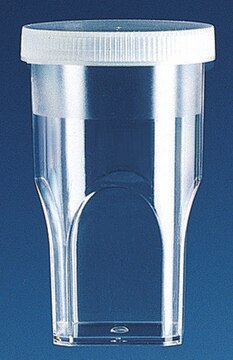 BRAND&#174; sample vial for Coulter-Counter, volume 20&#160;mL, with lid