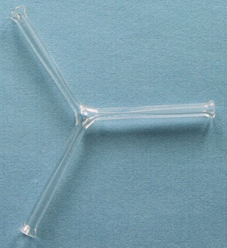 "Y" GlasSeal&#8482; Connector, Borosilicate Glass pkg of 1&#160;ea