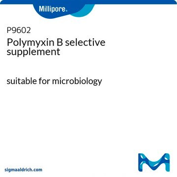 Polymyxin B selective supplement for bacteria, sterile, suitable for microbiology