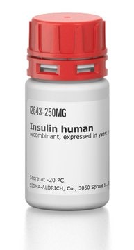 Insulin human recombinant, expressed in yeast (proprietary host)