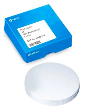 Whatman&#174; qualitative filter paper, Grade 93 circles, diam. 150&#160;mm, pack of 1000