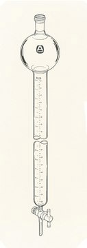 Aldrich&#174; calibrated chromatography column with solvent reservoir reservoir volume 1000&#160;mL, top joint: threaded 45/40, column volume 1000&#160;mL