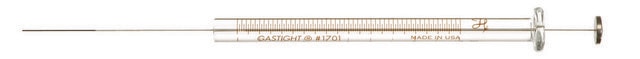 Hamilton&#174; TLC syringes 1702, volume 25&#160;&#956;L, needle size 22s ga, needle L 51&#160;mm (2&#160;in.), coated tip