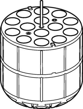 Adapter for Eppendorf&#174; S-4-104 Rotor capacity, 14 x 15 mL conical tubes, pack of 2