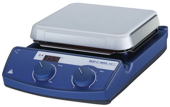 IKA&#174; C-MAG HS hotplate stirrers C-MAG HS7, AC/DC input 115 V AC, platform size 200&#160;mm × 200&#160;mm