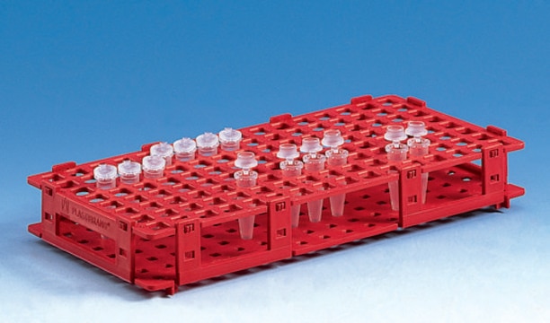 BRAND&#174; microcentrifuge tube racks, PP blue