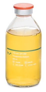 Fluid Thioglycollate Medium bottle size 250&#160;mL , filling volume