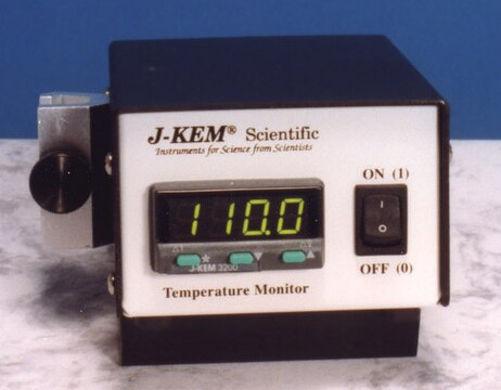 J-KEM&#174; digital temperature monitor thermocouple type, T, temp. range -200-250 °C