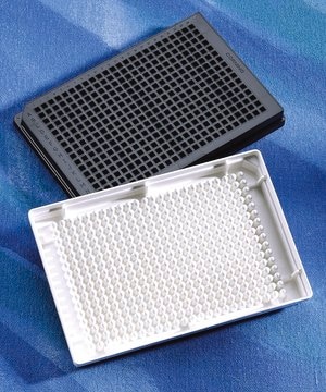 Corning&#174; 384 well microplate, low volume surface treatment, Non-binding Surface, white polystyrene, U-bottom, non-sterile, lid: no, U-bottom (white), pack of 10