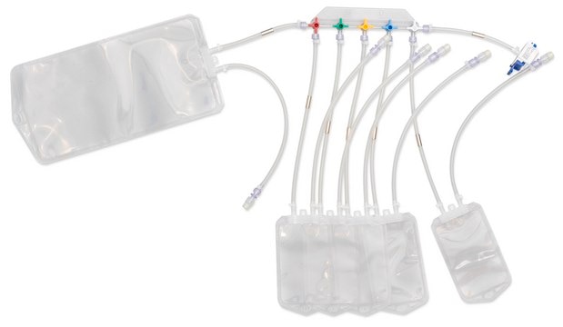 NovaSeptum&#174; SURe High Purity Bag Sampling Unit Manifold (5-valve) with AseptiQuik&#174; S connector, sterile; &#947;-irradiated, volume 100&#160;mL