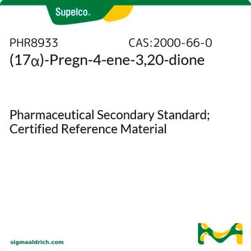 (17&#945;)-Pregn-4-ene-3,20-dione Pharmaceutical Secondary Standard; Certified Reference Material