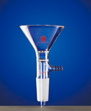 Synthware&#8482; filter funnel with fritted disc joint: ST/NS 24/40, plate O.D. 50&#160;mm, porosity: medium