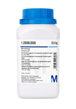 ChromoCult&#174; Chromogenic Cronobacter Isolation agar pkg of 500&#160;g, according to ISO 22964, for Cronobacter spp.