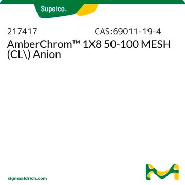 AmberChrom&#8482; 1X8 50-100 MESH (CL-) Anion