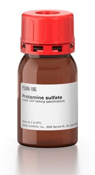 Protamine sulfate meets USP testing specifications