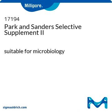 Park and Sanders Selective Supplement II for Campylobacter spp., suitable for microbiology