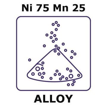 Nickel-manganese alloy, Ni75Mn25 powder, 45micron max. particle size, atomized, 100g