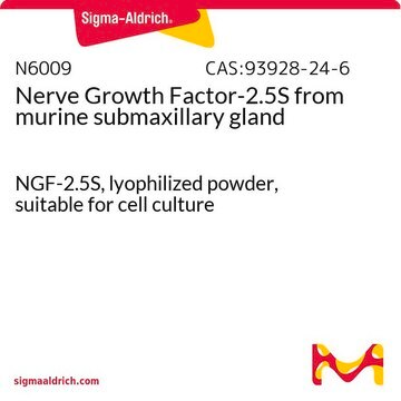 Nerve Growth Factor-2.5S from murine submaxillary gland NGF-2.5S, lyophilized powder, suitable for cell culture