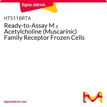 Ready-to-Assay M 3 Acetylcholine (Muscarinic) Family Receptor Frozen Cells