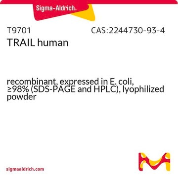 TRAIL human recombinant, expressed in E. coli, &#8805;98% (SDS-PAGE and HPLC), lyophilized powder