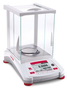 Ohaus&#174; Adventurer&#174; Analytical Balance Model AX224/E, weighing capacity 220&#160;g, resolution: 0.0001&#160;g, AC/DC input 110 V, US 3-pin plug (North America)