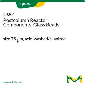 Postcolumn Reactor Components, Glass Beads size 75&#160;&#956;m, acid-washed/silanized