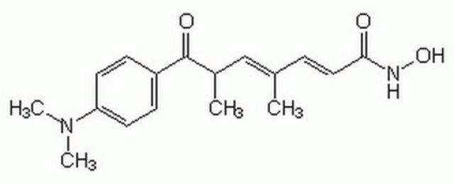 Trichostatin A, Streptomyces sp. A potent and reversible, cell-permeable inhibitor of histone deacetylase.