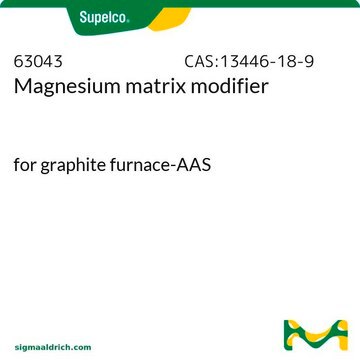 Magnesium matrix modifier for graphite furnace-AAS