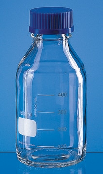 BRAND&#174; laboratory bottle, graduated with screw cap capacity 100&#160;mL