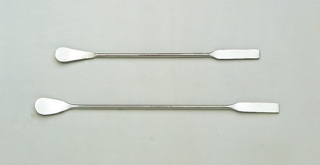 Lab spoons stainless steel, L 7 1/2&#160;in.