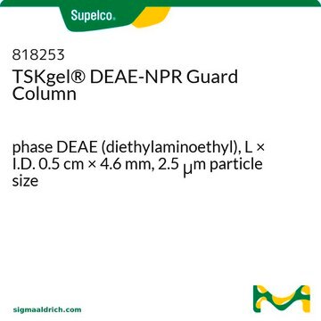 TSKgel&#174; DEAE-NPR Guard Column phase DEAE (diethylaminoethyl), L × I.D. 0.5&#160;cm × 4.6&#160;mm, 2.5&#160;&#956;m particle size