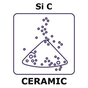 Silicon carbide powder, mean particle size 17 micron, weight 50&#160;g, green