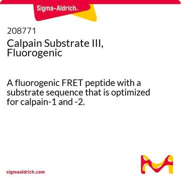 Calpain Substrate III, Fluorogenic A fluorogenic FRET peptide with a substrate sequence that is optimized for calpain-1 and -2.