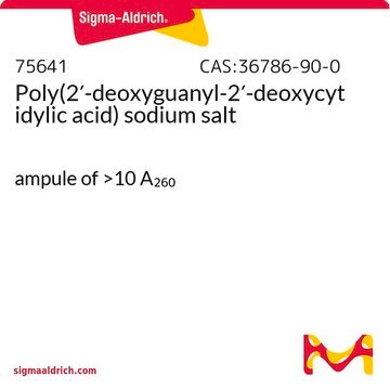 Poly(2&#8242;-deoxyguanyl-2&#8242;-deoxycytidylic acid) sodium salt ampule of &gt;10 A260