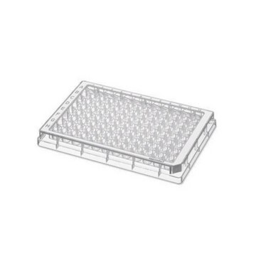 Eppendorf&#174; Microplate 96/F-PP sterile, F-bottom, clear Wells, white border, pkg of 80&#160;plates (5 bags x 16 plates)