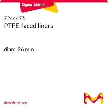 PTFE-faced liners diam. 26&#160;mm