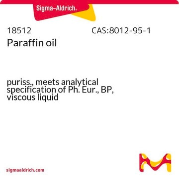 Paraffin oil puriss., meets analytical specification of Ph.&nbsp;Eur., BP, viscous liquid