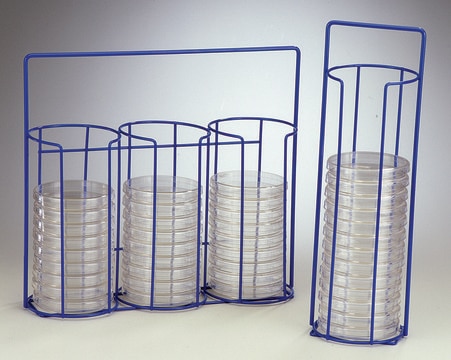 Poxygrid&#174; Petri Dish Carrying Racks Holds 42 x 100 mm plates, epoxy-coated (steel)