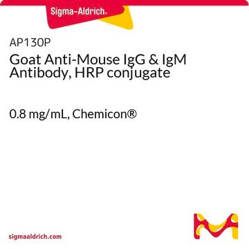 Goat Anti-Mouse IgG &amp; IgM Antibody, HRP conjugate 0.8&#160;mg/mL, Chemicon&#174;