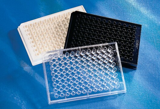 Corning&#174; 96 Well Half-Area Microplate flat bottom, white polystyrene, bag of 25 inner package, non-sterile, lid: no