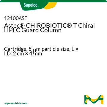 Astec&#174; CHIROBIOTIC&#174; T Chiral HPLC Guard Column Cartridge, 5&#160;&#956;m particle size, L × I.D. 2&#160;cm × 4&#160;mm