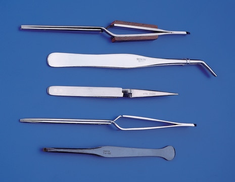 All-purpose tweezer set 5 tweezers in a vinyl pouch, pkg of 1 set