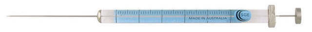 SGE autosampler syringes, fixed needle, for CTC/LEAP SK-10F-C/F-5/0.47C, Slim line, fixed needle, volume 10&#160;&#956;L, needle size 26 ga, needle L × O.D. 50&#160;mm × 0.47&#160;mm