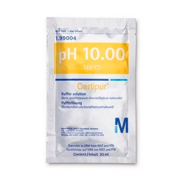 Buffer solution (boric acid/potassium chloride/sodium hydroxide), traceable to SRM from NIST and PTB pH 10.00 (25&#176;C) Certipur&#174;